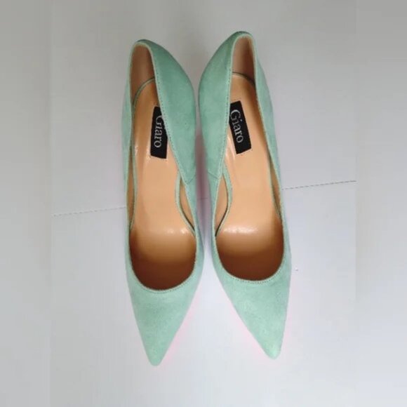 Giaro 'Taya' Pumps - Baby Blue Pink Bottoms - Picture 1 of 6